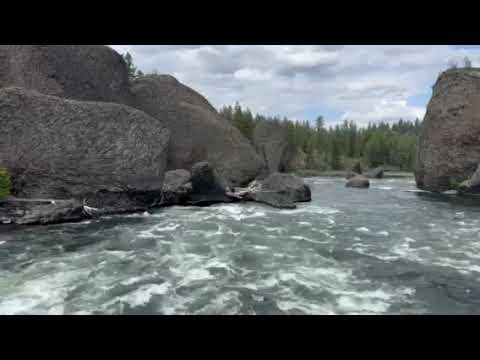 the river from suspension bridge