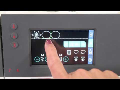 Pfaff quilt ambition 630 43 Sequencing Decorative Stitches (Memory)