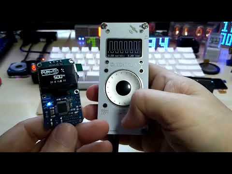 Short intro to my OLEDiSCOPE connected to my OLEDiTREK #arduino #hayri #pcbway