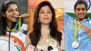 Kanika Kapoor In Praises For Olympics 2016 Winners P.V Sindhu And Sakshi Malik