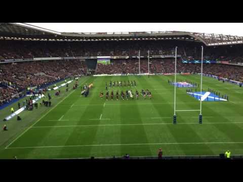 65,000 people singing Flower of Scotland