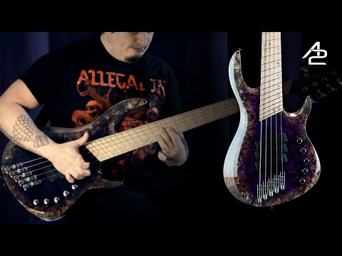 Kiesel A2 5-string - Orange Burl Burst image 8