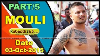 (1) Mouli (Phagwara) Kabaddi Tournament 3 Oct 2015