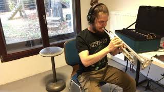Meshuggah's "Ivory Tower" Guitar Solo on Trumpet