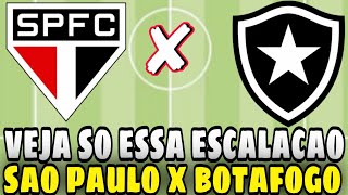 DORIVAL JÚNIOR VEM COM A ESCALAÇÃO DIFERENTE DO SÃO PAULO X BOTAFOGO