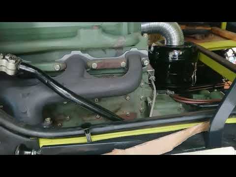 OM352 im Robur - Abstellvorrichtung und Anschlag für Leerlauf