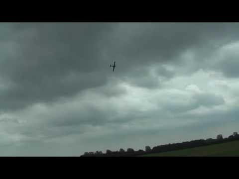 BBMF Hurricane PZ865 beats up East Kirkby.