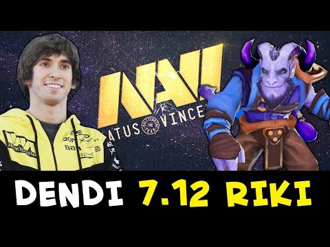 Dendi trying FIRST time 7.12 carry Riki — possible NaVi secret strat?