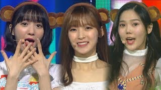 《EXCITING》 OH MY GIRL BANHANA(오마이걸 반하나) - Banana allergy monkey(바나나 알러지 원숭이) @인기가요 Inkigayo 20180513