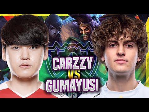 MAD CARZZY vs T1 GUMAYUSI in EUW SOLOQ! - MAD Carzzy Plays Draven ADC vs T1 Gumayusi Aphelios!