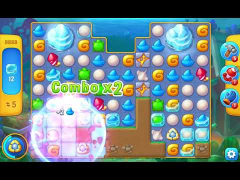 Fishdom Easy level 9888 (with ingame lightning and firecracker boosters) @choraelmin