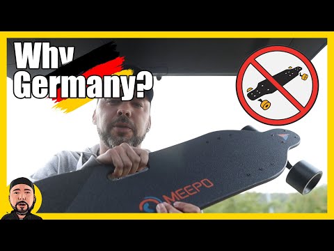 NO Electric Skateboards on GERMANY | Meepo v3