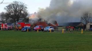 preview picture of video 'Grote brand Beumersteeg Holten'