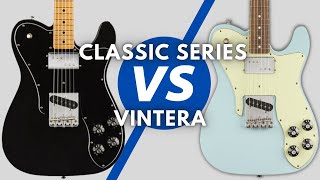 Video thumbnail for Classic Vs Vintera Telecaster Custom 70s by Pauly's Guitars & Gear