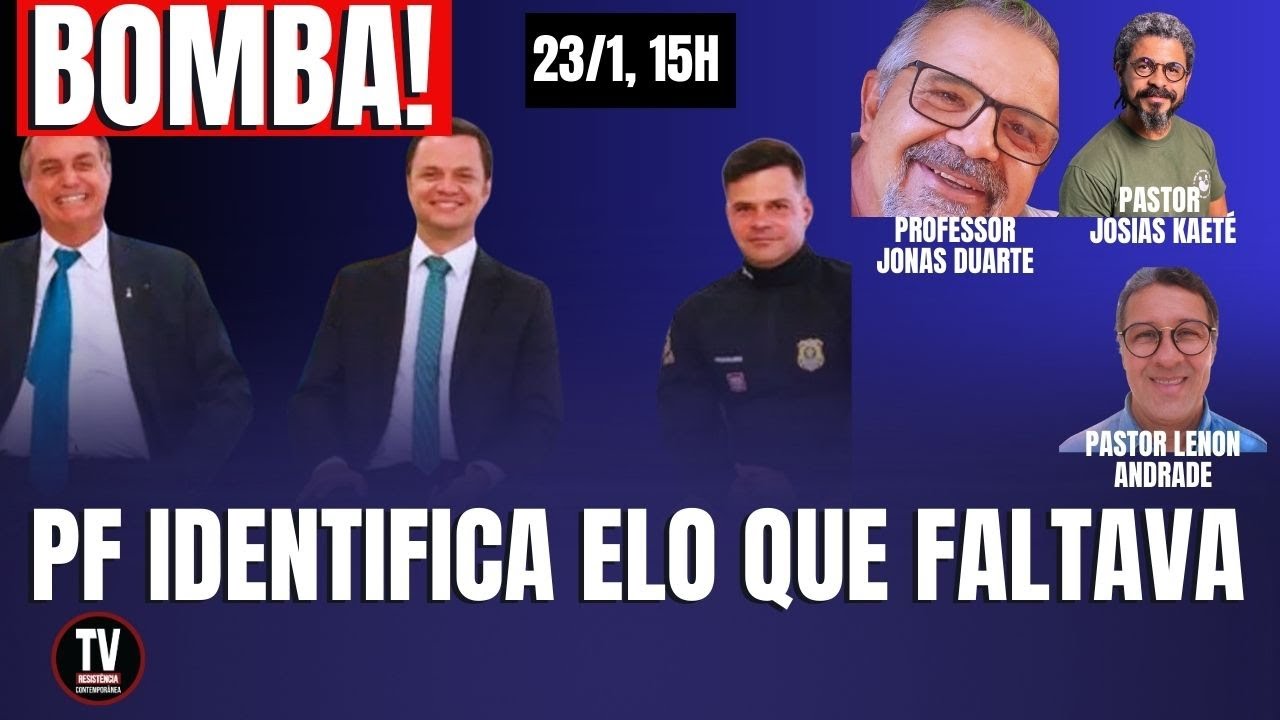 BOMBA! PF IDENTIFICA ELO ENTRE BLITZE DA PRF E O PLANO GOLPISTA DE BOLSONARO! (23/1/2025)