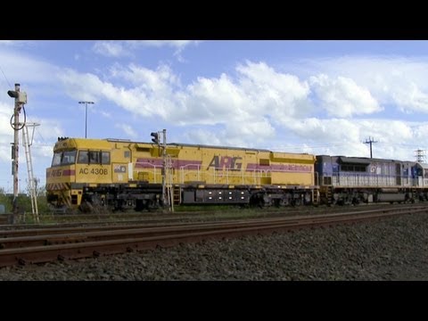 AC4308 - Australian Railroad Group Locomotive in Melbourne Part 3 - Australian Trains & Railways