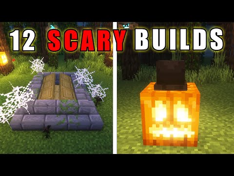 10+ Spooky Minecraft Build Hacks!