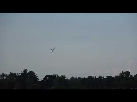 Greg Vallero Makes a Great P-51 Mustang Pass.  "Cincinnati Miss"  Tri-State Warbird Museum