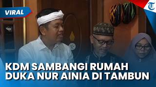 Momen Dedi Mulyadi Sambangi Rumah Duka Nur Ainia Korban Laka KRL-Argo Bromo, Ikut Salat Jenazah