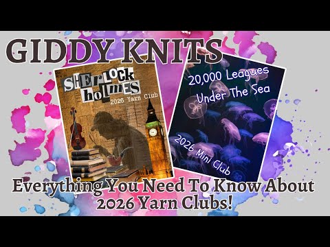 Everything You Need To Know About 2026 Yarn Clubs! 🪼🔎Giddy Yarns Shop Chats 🧶