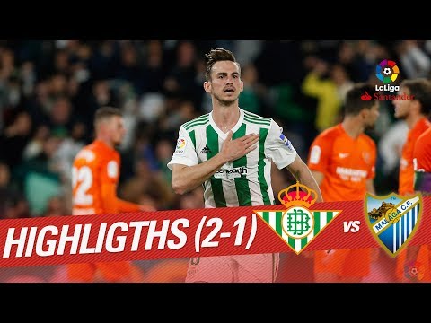 Highlights Real Betis vs Málaga CF (2-1)