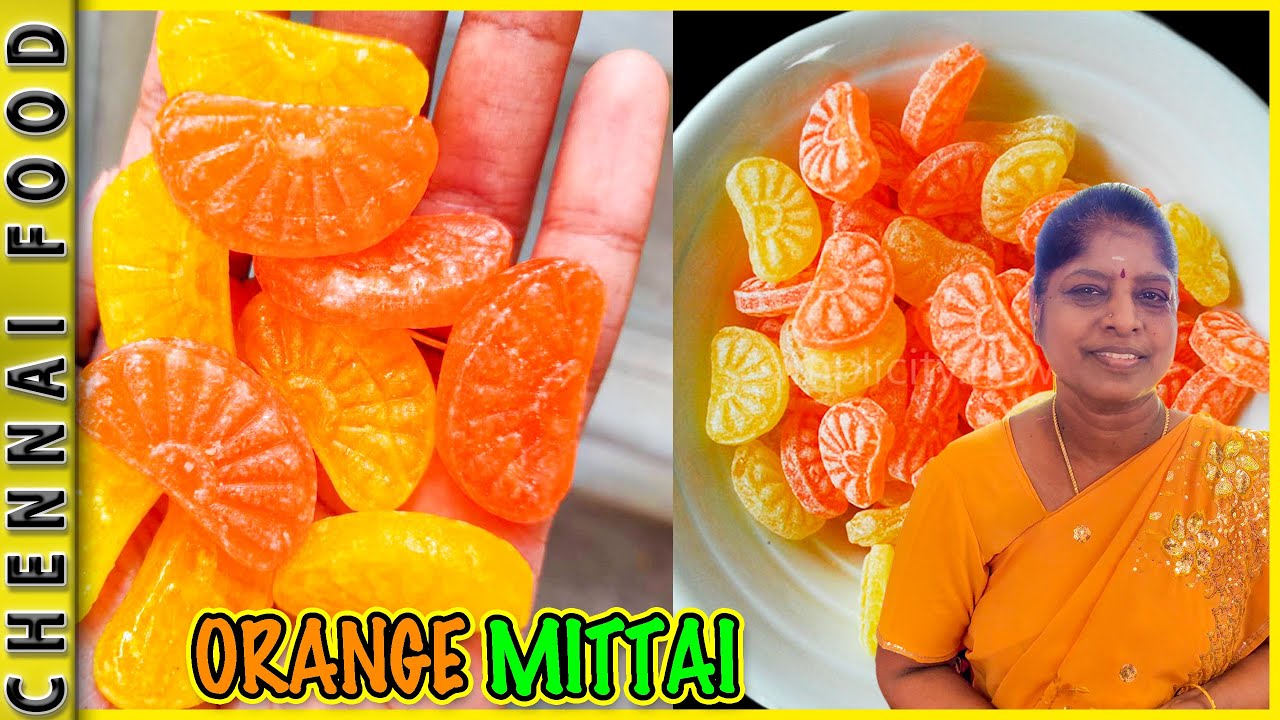 3 பொருள்களில் அனைவருக்கும் பிடித்த ஆரஞ்சு மிட்டாய் | 90s favourite Mittai | Orange candy recipe #CFF