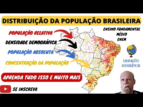 DISTRIBUIÇÃO DA POPULAÇÃO BRASILEIRA, APRENDA TUDO SOBRE ESSE TEMA ATUALIZADO EM 2022