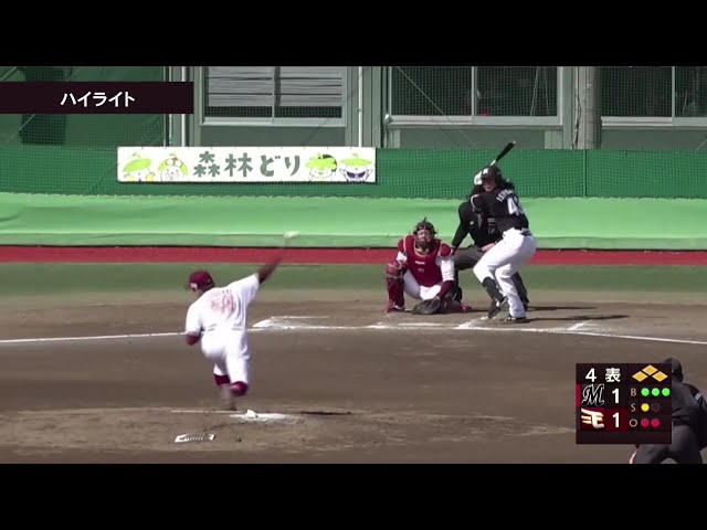 【ファーム】3月26日 東北楽天ゴールデンイーグルス 対 千葉ロッテマリーンズ ハイライト