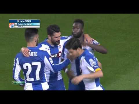 Caicedo Goal vs Villareal