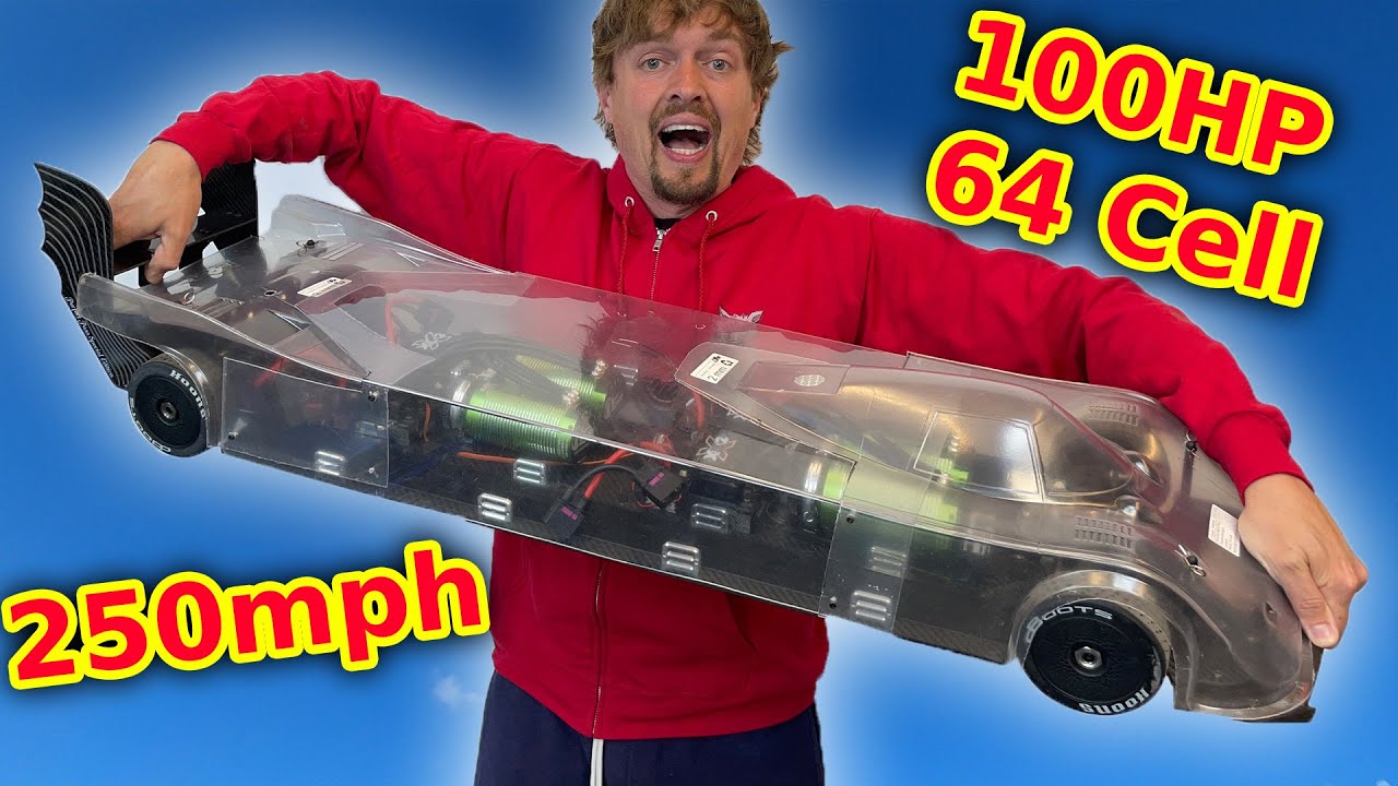  Project 250mph Quad Motor RC Car 1st Drive video's thumbnail by Kevin Talbot