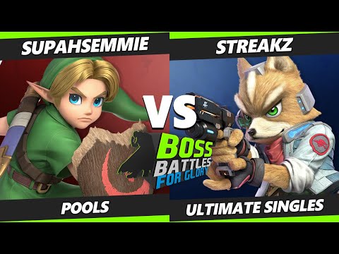 BOSS BATTLES: FG - Supahsemmie (Young Link) Vs. Streakz (Fox) SSBU Ultimate Tournament