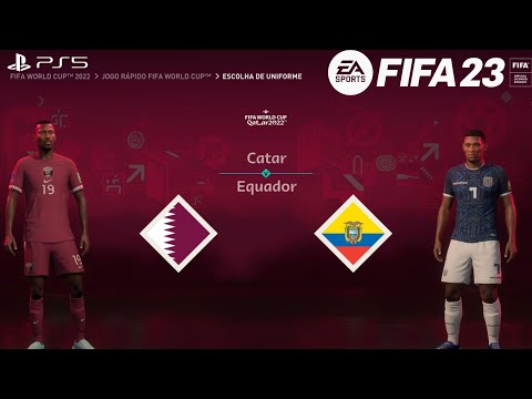 FIFA 23 - Qatar vs Ecuador | PS5 Gameplay [4K 60FPS] FIFA World Cup 2022
