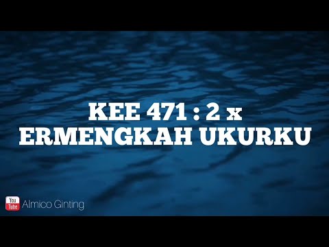 KEE GBKP 471 : 1 ( 2 kali dinyanyikan ) " ERMENGKAH UKURKU " ( KARAOKE )