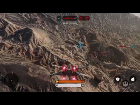 X-Wing attack run killing spree.