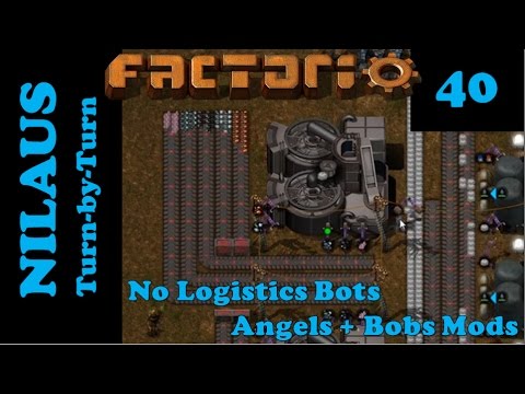 Lets Play Factorio S6E40 - Sorting Crotinium Ore to Silver and Fluorite