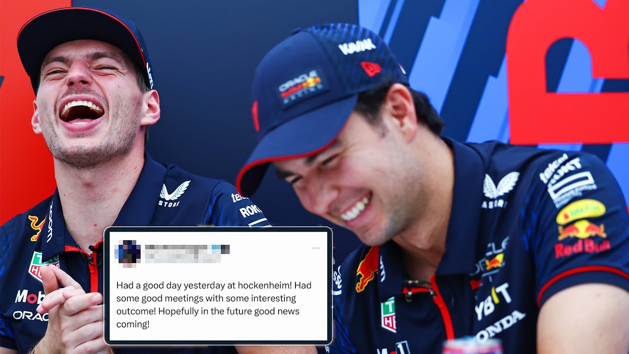 Thumbnail for article: Verstappen y Pérez se ríen de viejos tuits de pilotos de F1