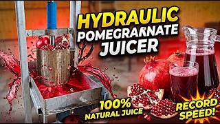 Mr Novruz has created a GENIUS pomegranate juicer! You won’t believe it!