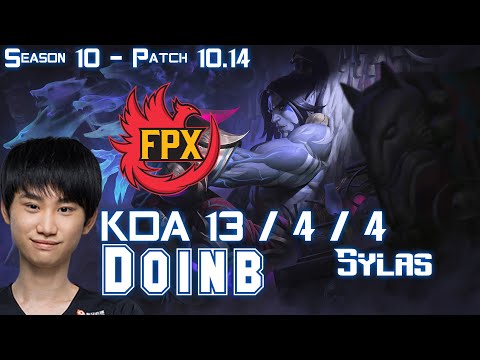 FPX Doinb SYLAS vs ZOE Mid - Patch 10.14 KR Ranked