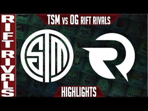 TSM vs OG Highlights Game 2 Bo5 | Rift Rivals 2019 NA vs EU | Team Solomid vs Origen