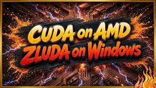 CUDA on AMD GPUs on Windows with ZLUDA