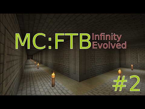 Let's play Minecraft FTB Infinity Evolved - Finishing the tunnel