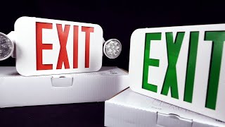 Exitronix Equity Line Exit/Emergency Signs – Perfect For Contractors