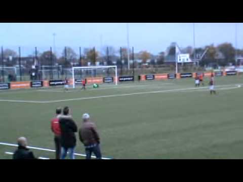 Doelpunt van Djaffa 30-10-10 tegen Wasmeer