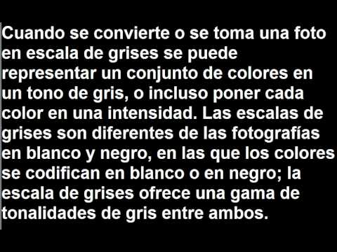 escala de grises