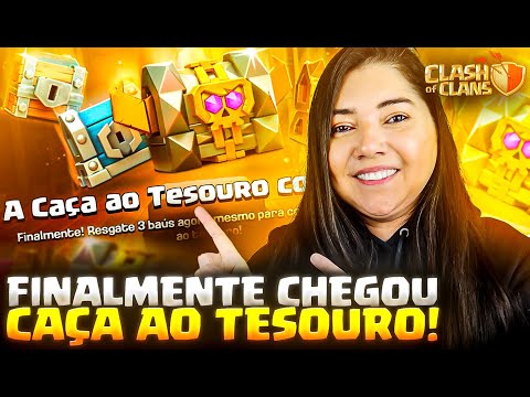 FINALMENTE! BAÚS GRÁTIS E TUDO SOBRE O EVENTO CAÇA AO TESOURO NO CLASH OF CLANS!