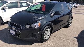 Black 2015 Chevrolet Sonic LS Review Oshawa ON - Roy Nichols Motors Ltd