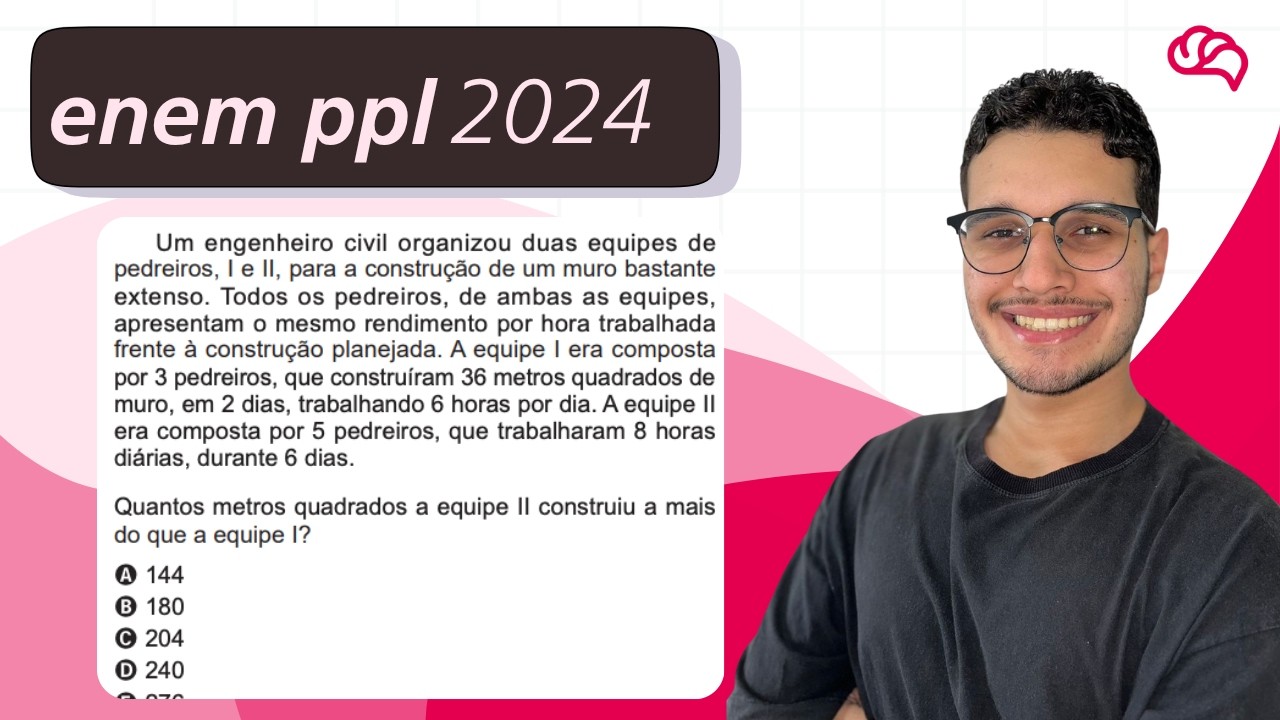Resolução em Vídeo — Questão 147 ENEM 2024 PPL