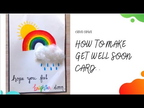 How to make Get well soon card | Simple and easy card...