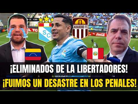 ¡TRISTES y ENOJADOS! ASI REACCIONO LA PRENSA VENEZOLANA A CLASIFICACION DE CRISTAL vs CARABOBO FC.
