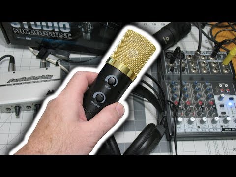 40 Volts instead of 5?!  Phantom Power Experiment on a Cheap Microphone